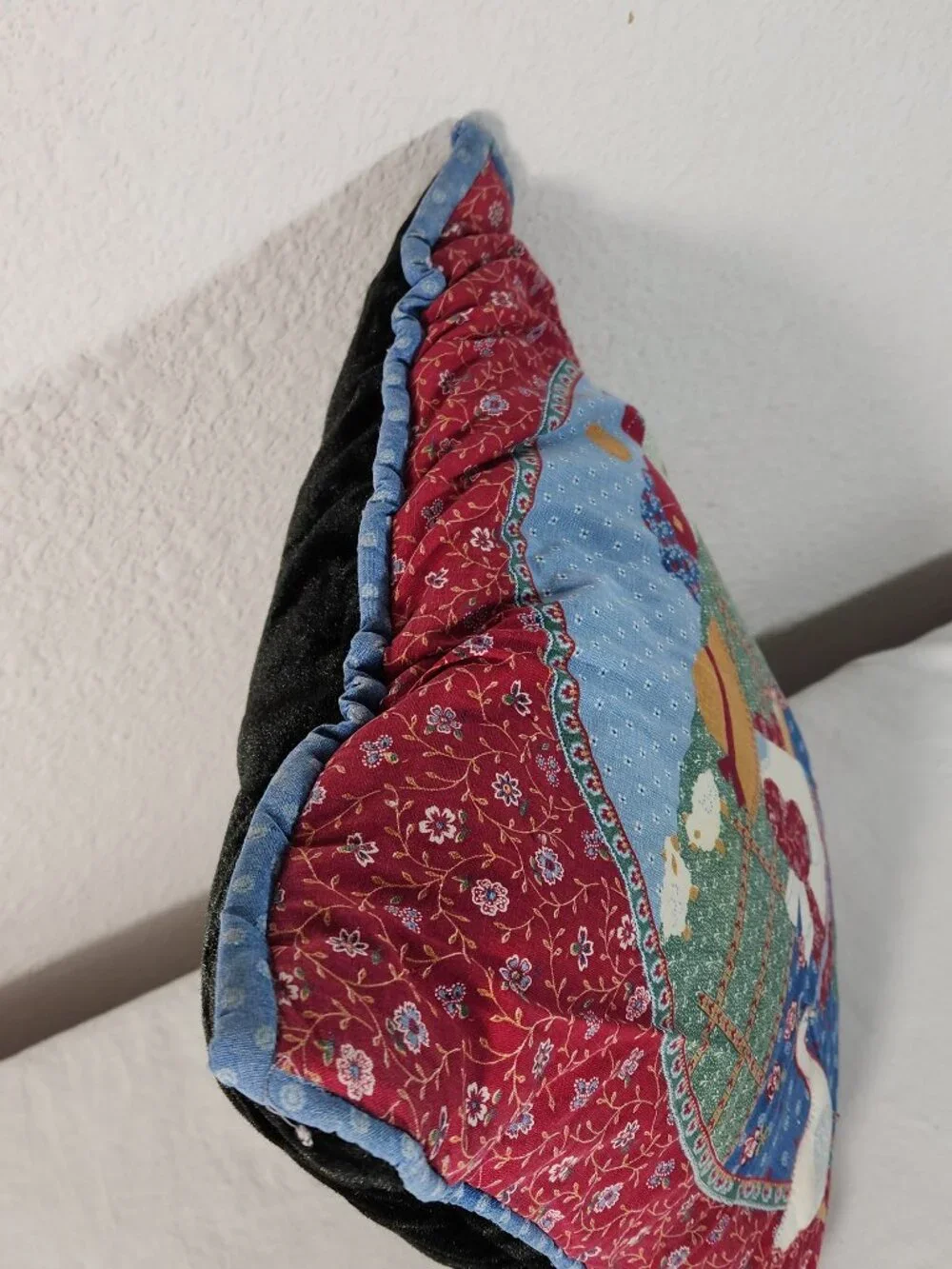 Good condition with normal wear.  No rips, stains or strong odors.  Note right s